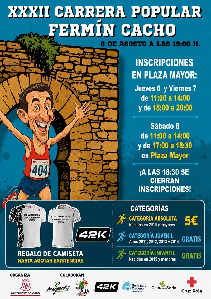Ágreda celebra la XXXII Edición de la Carrera Homenaje a Fermín Cacho