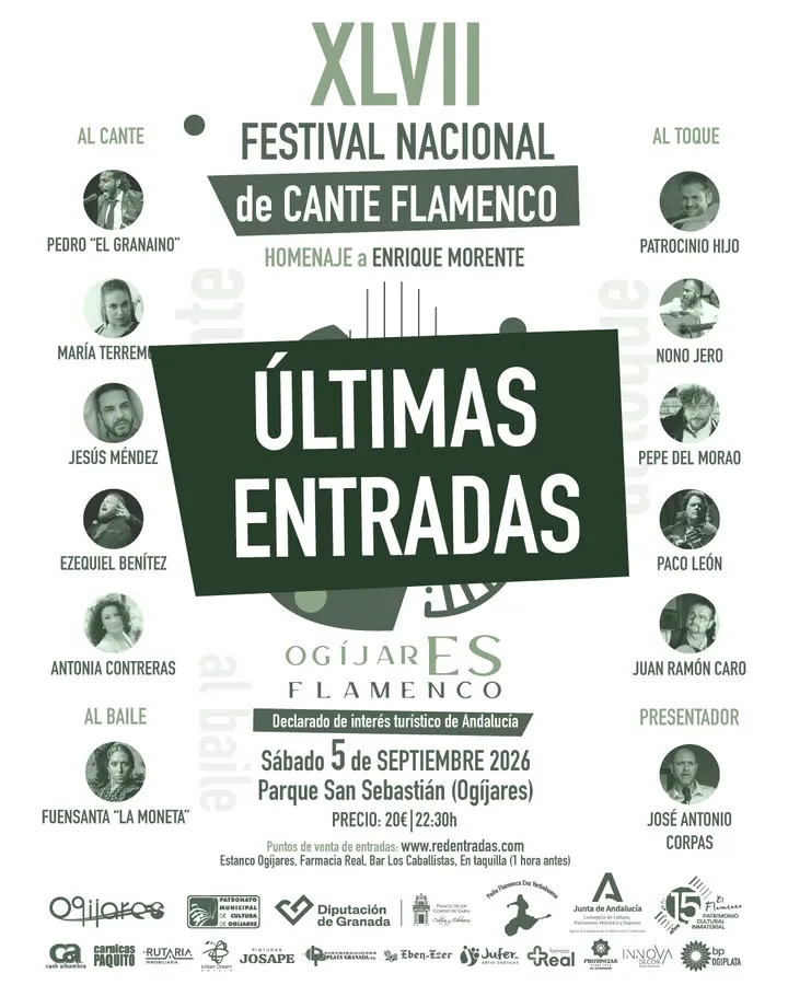 Ogíjares agota entradas para su Festival Nacional de Cante Flamenco