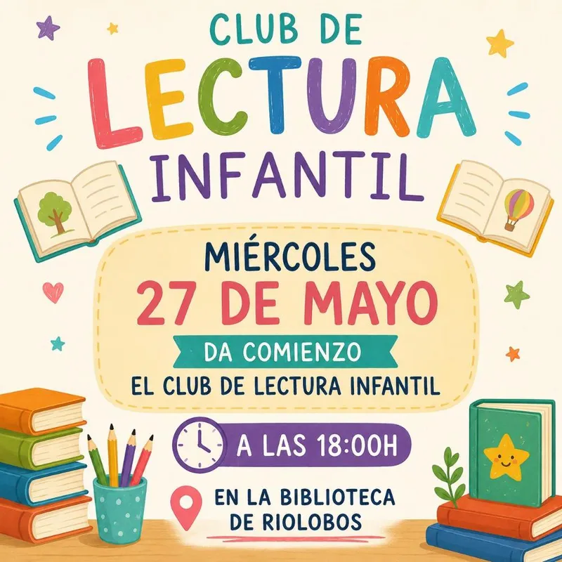Riolobos inicia su Club de Lectura Infantil para fomentar la afición por los libros
