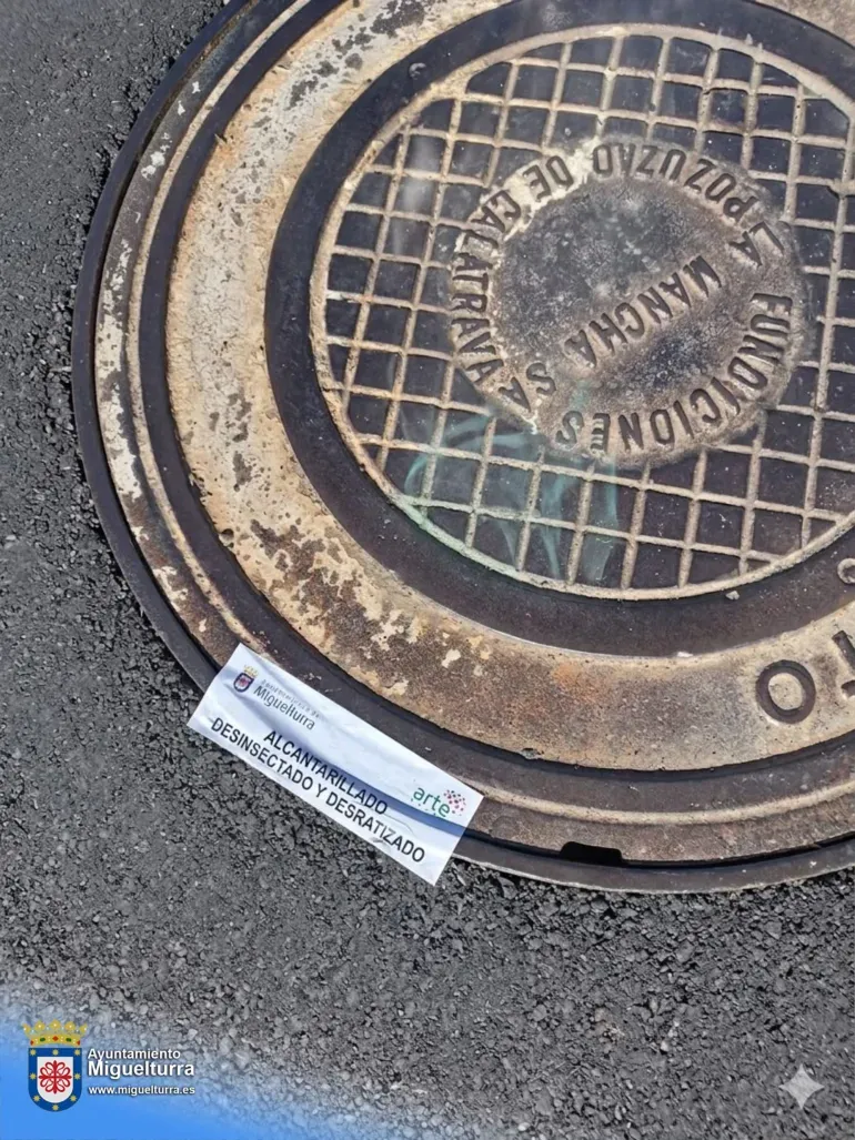 Miguelturra intensifica el control de plagas con tratamientos semanales y avisos ciudadanos