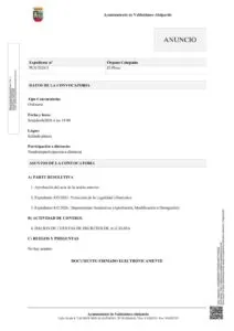 Valdeolmos-Alalpardo convoca Pleno Ordinario para el 8 de julio