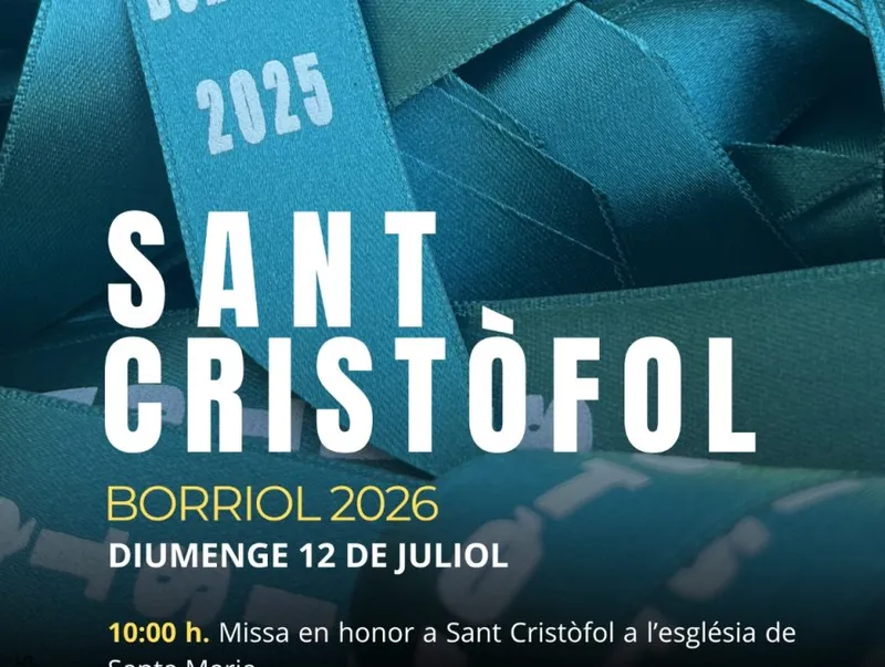 Borriol celebra la festividad de Sant Cristòfol con misa y procesión de vehículos