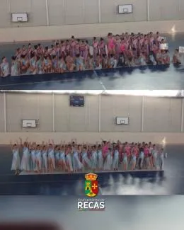 Recas celebra una Exhibición de Gimnasia Rítmica