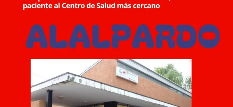 Alerta sanitaria en Alalpardo: Ausencia médica programada para el 9 de octubre