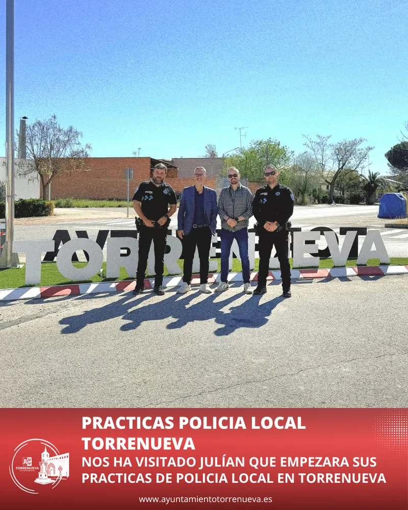 Torrenueva da la bienvenida a un nuevo agente de Policía Local en prácticas