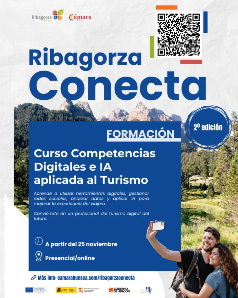 Ribagorza Conecta: Formación en comunicación digital e IA para el sector turístico