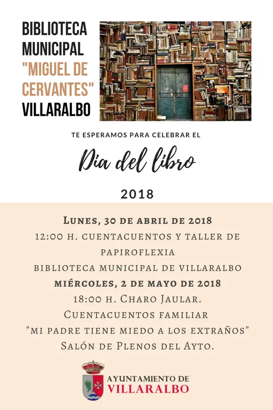 Villaralbo celebra el Día del Libro con actividades culturales en abril y mayo
