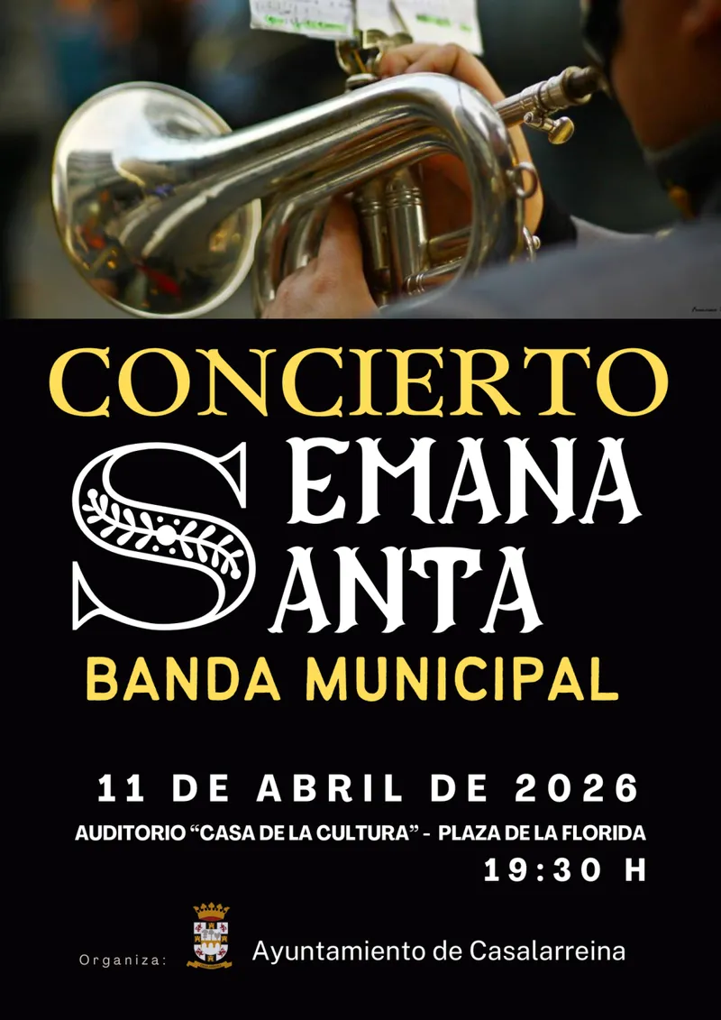 Concierto de Semana Santa en Casalarreina el 11 de abril