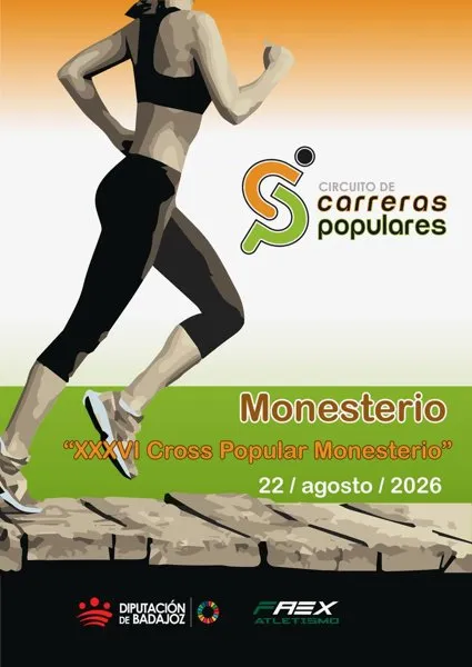 XXXVI Cross Popular Monesterio: la carrera regresa el 22 de agosto