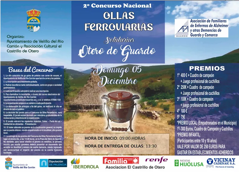 Otero de Guardo celebra su II Concurso Nacional de Ollas Ferroviarias