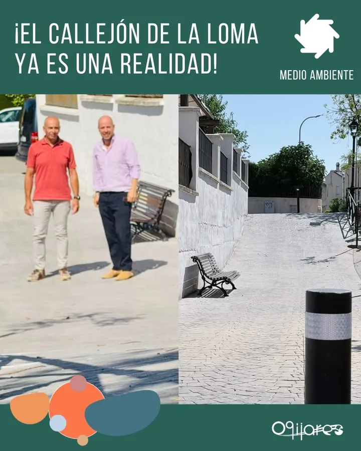 Ogíjares estrena el Callejón de la Loma, un nuevo vial peatonal que mejora la conexión y seguridad