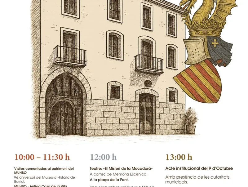 Borriol celebra el 9 d'Octubre con visitas guiadas, teatro y degustación de 'mocadorà'