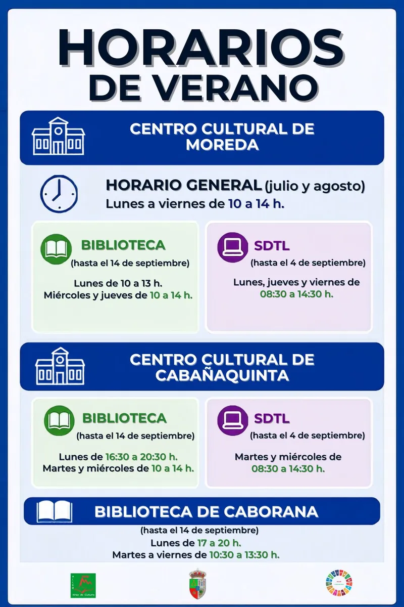 Ayuntamiento de Aller informa sobre los horarios de verano de sus servicios