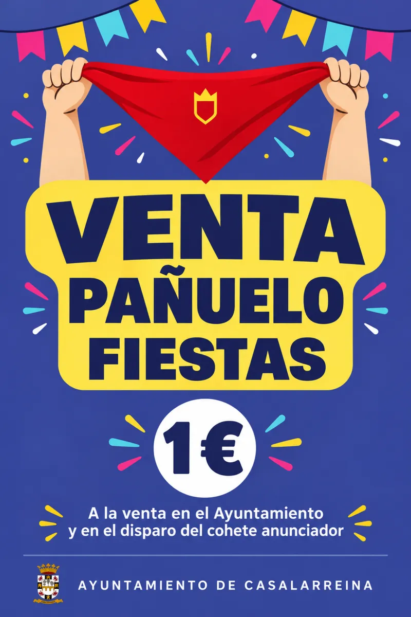 Casalarreina celebra sus fiestas patronales con el tradicional disparo del cohete