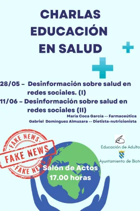 Biota acoge charlas para desmentir bulos sobre salud