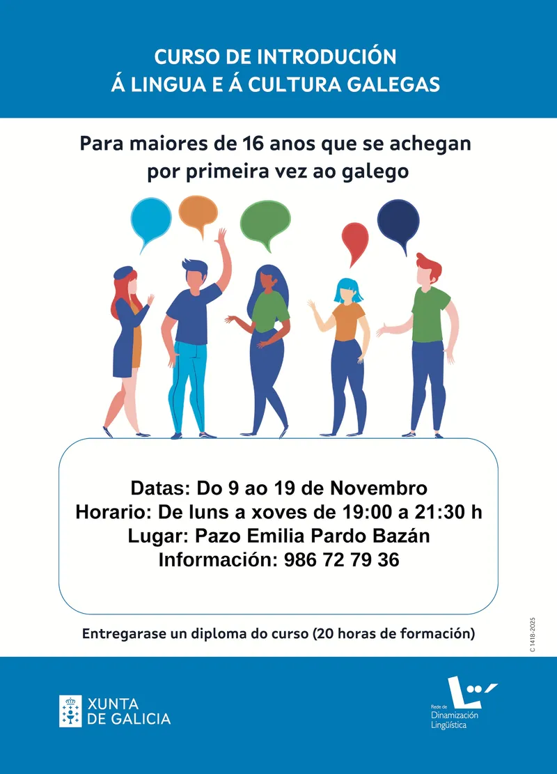 Sanxenxo acoge un curso gratuito de introducción a la lengua y cultura gallegas