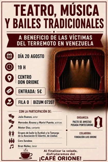 Posada de Llanes celebra evento benéfico con teatro, música y bailes tradicionales