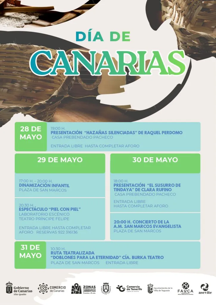 Tegueste celebra el Día de Canarias con cultura, comercio y gastronomía