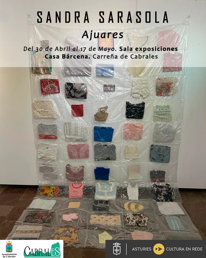 Sandra Sarasola expone 'Ajuares' en Cabrales hasta el 17 de mayo
