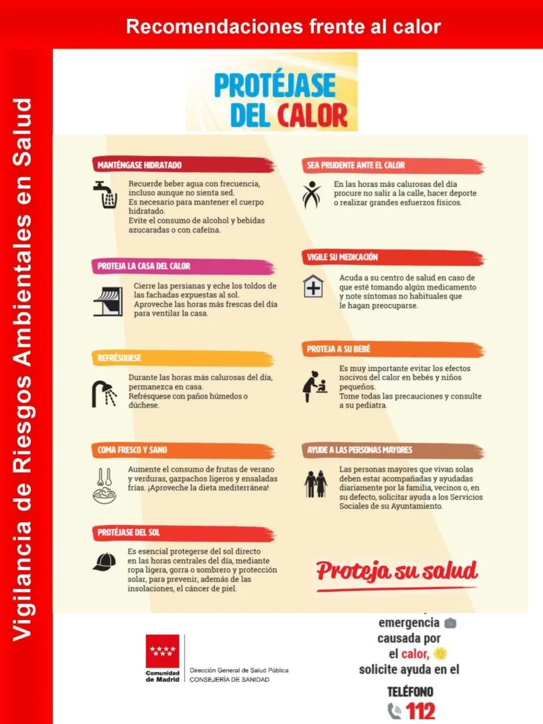 Valdepiélagos emite recomendaciones sanitarias ante la ola de calor