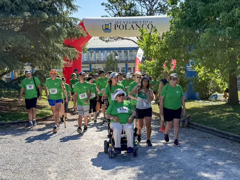 Polanco celebra su marcha solidaria Descubriendo Polanco con más de 200 participantes