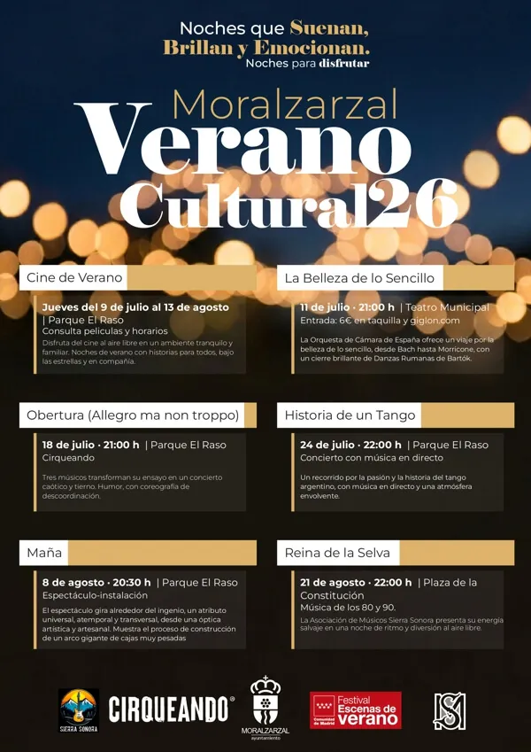Moralzarzal celebra el verano con el espectáculo circense "Obertura (Allegro ma non troppo)"