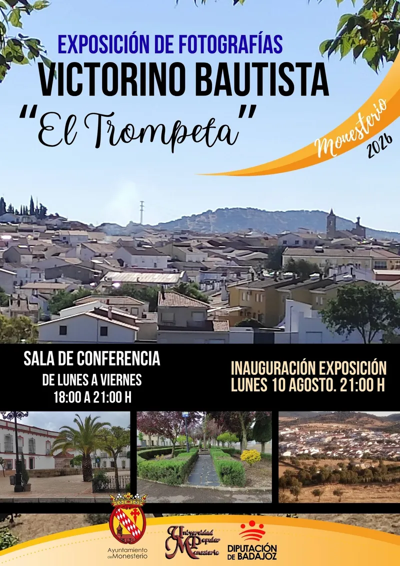 Exposición fotográfica de Victorino Bautista en Monesterio