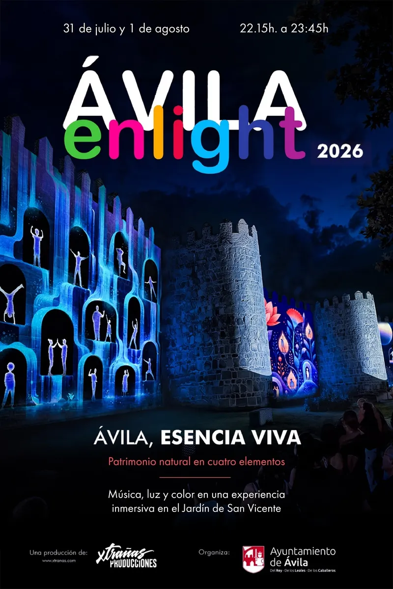 Ávila se ilumina con 'Ávila Enlight' este fin de semana