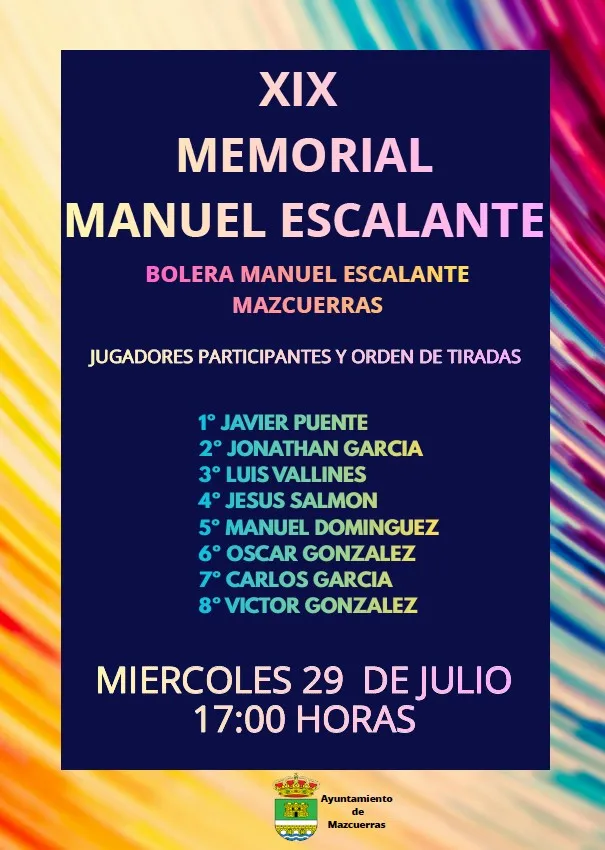 Mazcuerras celebra el XIX Memorial Manuel Escalante de Bolos