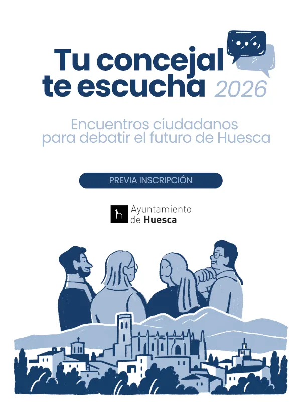 Huesca abre agenda para encuentros ciudadanos con concejales