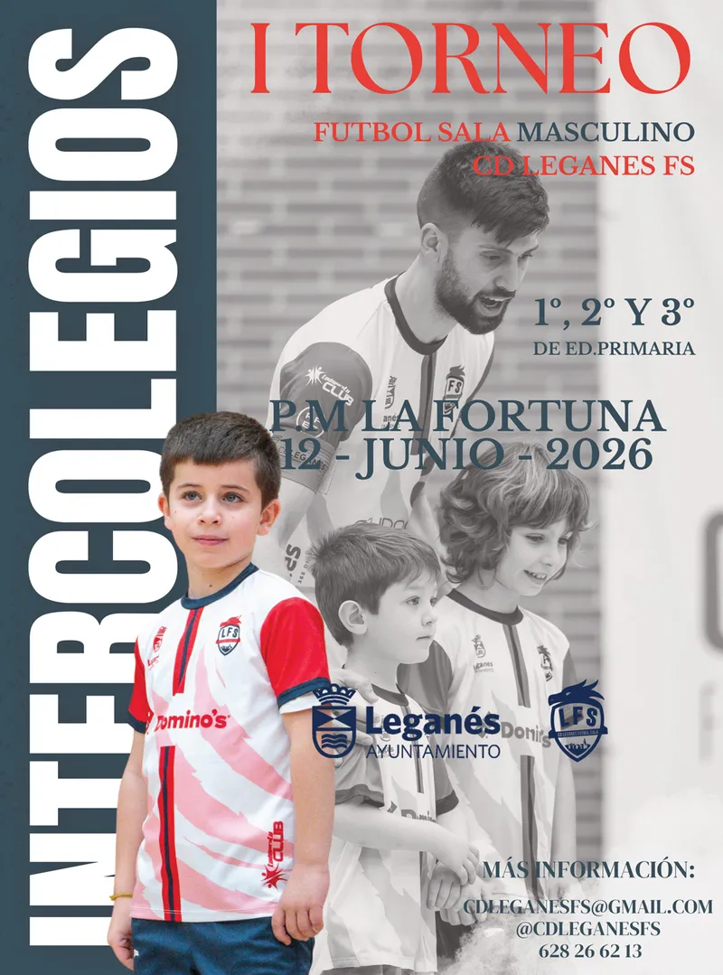 Leganés acoge el Torneo Intercolegios de Fútbol Sala Masculino el 12 de junio