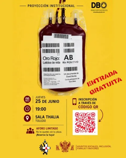 Toledo celebra el Día Mundial del Donante con un maratón de donación y el estreno de un documental