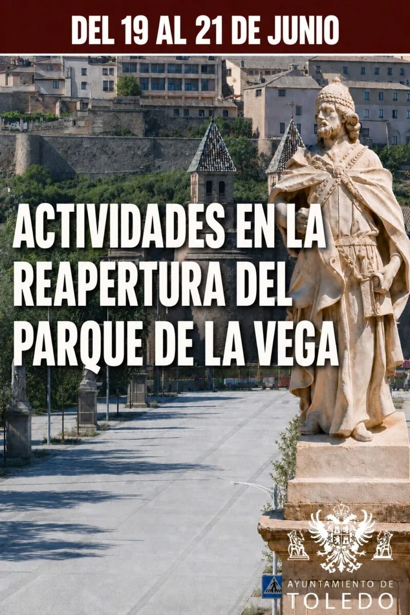 Toledo reabre el Parque de la Vega con un fin de semana de actividades gratuitas