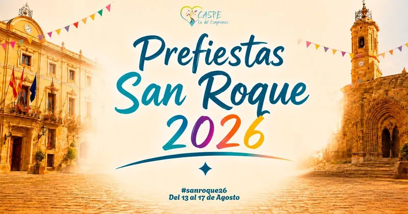 Caspe se prepara para sus Fiestas Patronales en honor a San Roque con un variado programa de actividades