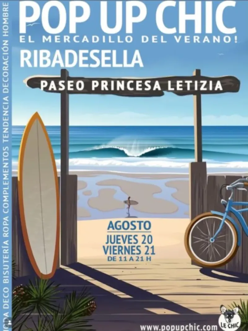 Ribadesella celebra el Mercadillo Pop Up Chic con diseño y moda nacional