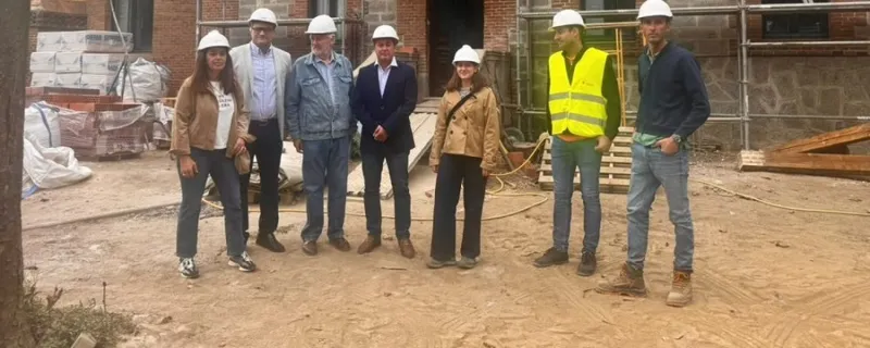 El Palacete Nebreda de Ávila avanza en su reforma para albergar la UNED