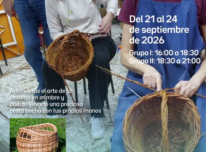 Alovera organiza un curso de cestería para adultos este noviembre