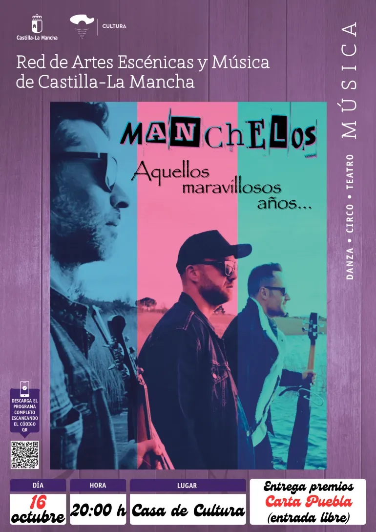 Miguelturra celebra la entrega de los Premios Carta Puebla con un concierto de Manchelos