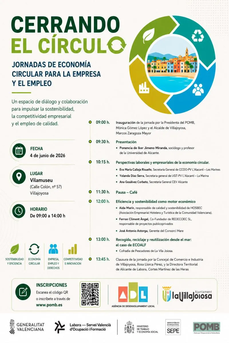 La Marina Baixa analiza el impacto de la economía circular en el empleo