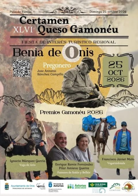 Benia de Onís celebra la XLVI edición del Certamen del Queso Gamonéu