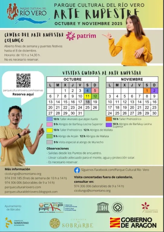 Colungo programa visitas guiadas al arte rupestre este otoño