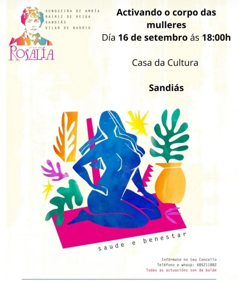 Sandiás acoge una jornada de bienestar y empoderamiento femenino