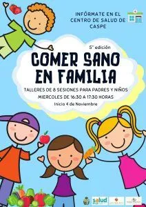 Caspe lanza la 5ª edición del programa 'Comer Sano en Familia' para mejorar la alimentación infantil