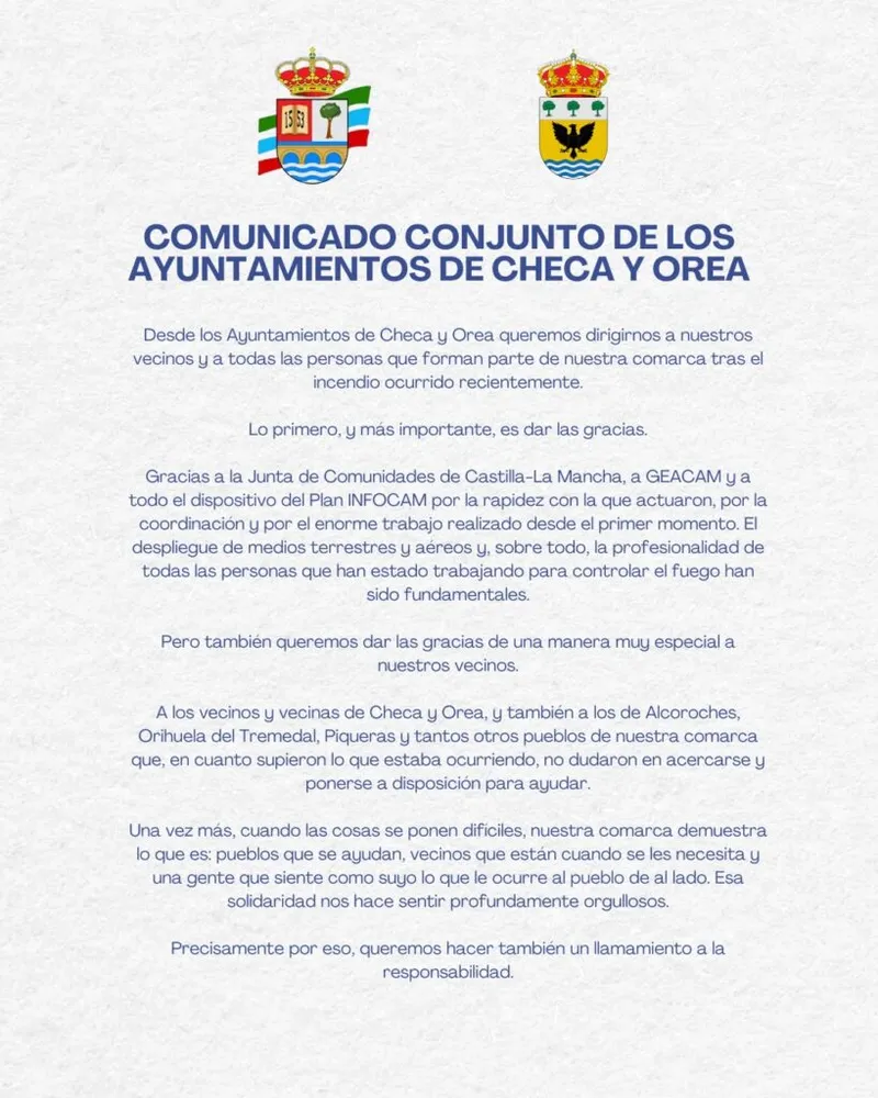 Checa y Orea anuncian su Semana Cultural conjunta con un programa variado