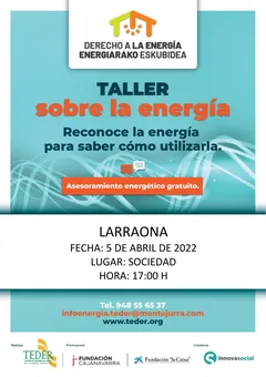 Larraona acoge un taller gratuito de asesoramiento energético