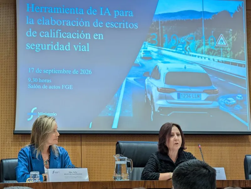La Fiscalía estrena IA para agilizar escritos de acusación en seguridad vial