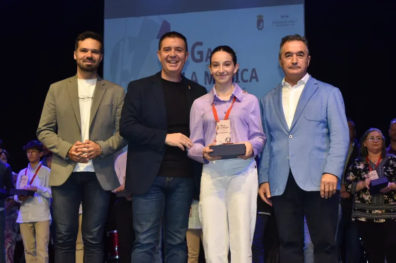 Yaiza Ortega, alumna destacada en la Gala de la Música de la Diputación de Albacete