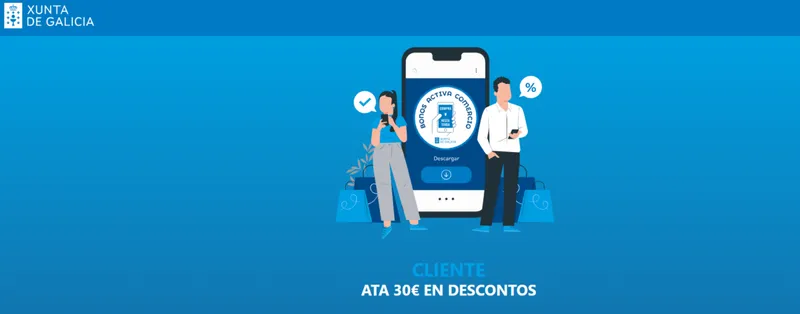 Galicia lanza los bonos Activa Comercio para incentivar el consumo local