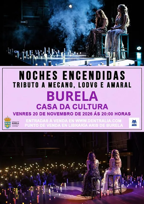 Burela acoge 'Noches Encendidas', un concierto íntimo a la luz de las velas