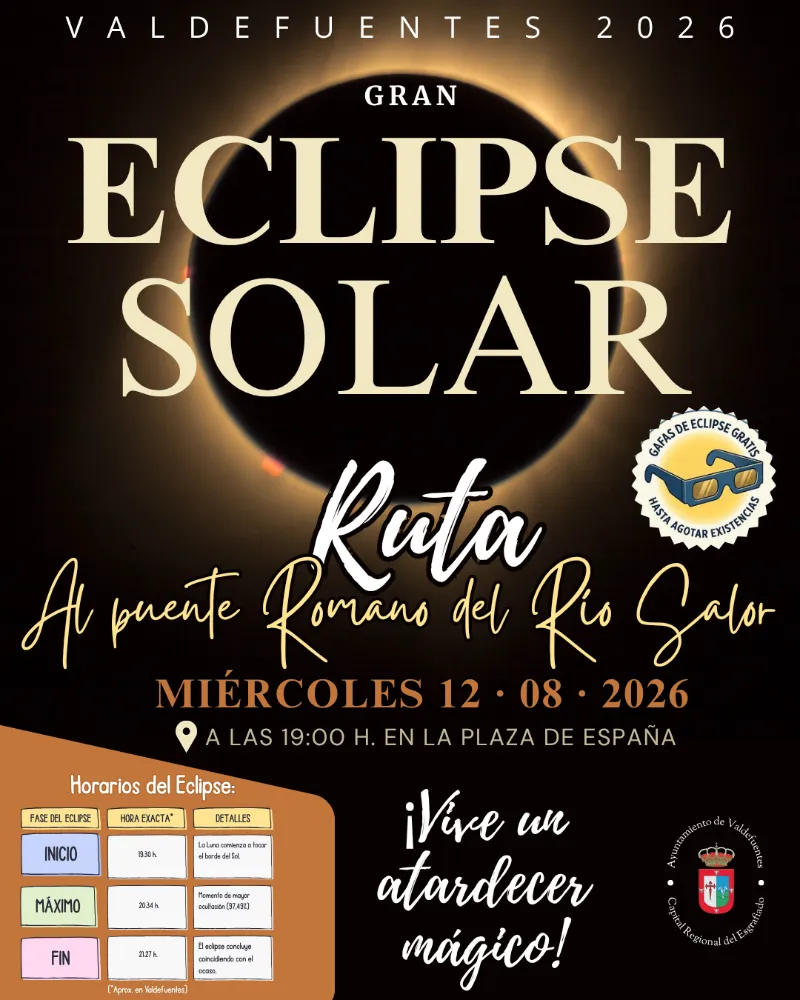 Valdefuentes se prepara para la Ruta del Eclipse del 11 de agosto de 2026